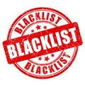 Blacklist rubber stamp