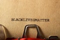 Blacklivesmatter concept view Royalty Free Stock Photo