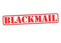 BLACKMAIL Rubber Stamp