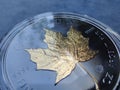 Blackout Collection: Canada Maple Leaf Gilded Silver Coin