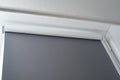 Blackout roller blinds - sun protection Royalty Free Stock Photo