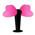 Blackpink light stick on white background