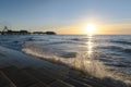 Blackpool Central Pier, sunset Royalty Free Stock Photo