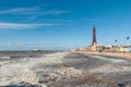 Blackpool England on a Sunny Windy Day Royalty Free Stock Photo