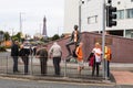 Blackpool FC fans gather on a matchday