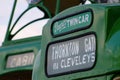 Blackpool heritage trams destination blinds