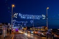 Blackpool at night during Covid restrictions