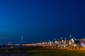 Blackpool at night during Covid restrictions Royalty Free Stock Photo
