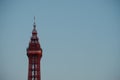 Blackpool Tower against the blue sky Royalty Free Stock Photo