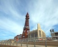 Blackpool Tower Restoration Royalty Free Stock Photo