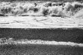 Blacks and White Waves Peebles Reynisfjara Black Sand Beach Iceland