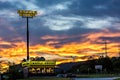 Blacksburg, SC - October 2, 2016: A Waffle House in Blacksburg S Royalty Free Stock Photo