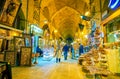 The blacksmith department of Grand Bazaar in Isfahan, Iran