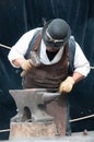 Blacksmith dressed up for heritage day,France