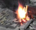 Blacksmith forge Royalty Free Stock Photo