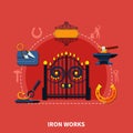 Blacksmith Iron Works Background