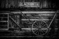 Blacksmith Shop Facade, Huntsville, Ontario BW