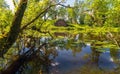 A blacksmith shop on the shore in the Priyutino estate. Vsevolozhsk. Leningrad region.