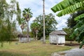 Blacksmith shop at Whitney Plantation in Vacherie, Texas. The plantation operated from operated from 1752-1975 and serves nowadays Royalty Free Stock Photo