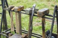 blacksmith, smith, farrier, hammersmith, forger, smithy Royalty Free Stock Photo