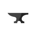 Blacksmith smith union shoer anvil logo set. Smith allince logos. Heavy industry Royalty Free Stock Photo