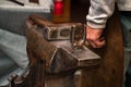 Blacksmith, smithy and blacksmith tools Royalty Free Stock Photo