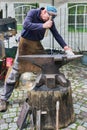 Blacksmith at work on Culture Days event in Haigerloch