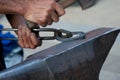 Blacksmith working Royalty Free Stock Photo