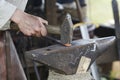 Blacksmith working Royalty Free Stock Photo