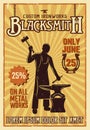 Blacksmith Yellow Poster