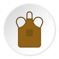 Blacksmiths apron icon circle