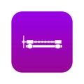 Blacksmiths clamp icon digital purple