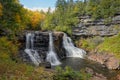 Blackwater Falls Surrounded by Autumn Color Royalty Free Stock Photo