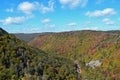 Blackwater Falls State Park autumn colors Royalty Free Stock Photo