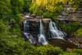 Blackwater Falls, at Blackwater Falls State Park in Davis, West Virginia Royalty Free Stock Photo