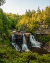 Blackwater Falls, at Blackwater Falls State Park in Davis, West Virginia Royalty Free Stock Photo