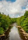 The Blackwater River, at Blackwater Falls State Park in Davis, West Virginia Royalty Free Stock Photo