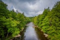 The Blackwater River at Blackwater Falls State Park, West Virginia Royalty Free Stock Photo