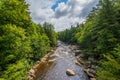 The Blackwater River at Blackwater Falls State Park, West Virginia Royalty Free Stock Photo