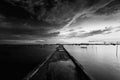 Blackwhite Photos at Batam Bintan Islands Royalty Free Stock Photo