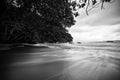 Blackwhite photos panorama of bintan island wonderful indonesia Royalty Free Stock Photo