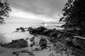 Blackwhite photos panorama of bintan island wonderful indonesia Royalty Free Stock Photo