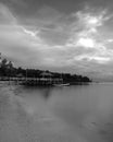 Blackwhite photos panorama of bintan island wonderful indonesia Royalty Free Stock Photo