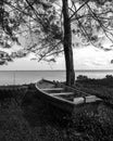 Blackwhite photos panorama of bintan island wonderful indonesia Royalty Free Stock Photo