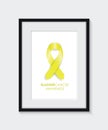 Bladder cancer awareness frame