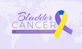 Bladder Cancer Awareness Month Background Illustration