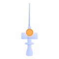 Bladder catheter icon, cartoon style Royalty Free Stock Photo