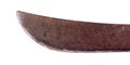 Blade of a big machete isolated Royalty Free Stock Photo
