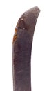 Blade of a big machete isolated Royalty Free Stock Photo
