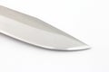 Blade of a knife on a white background Royalty Free Stock Photo